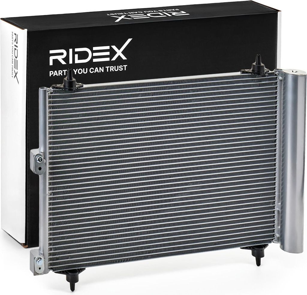 RIDEX 448C0023 Kondensator Klimaanlage passend für PEUGEOT PARTNER Kasten +Trockner