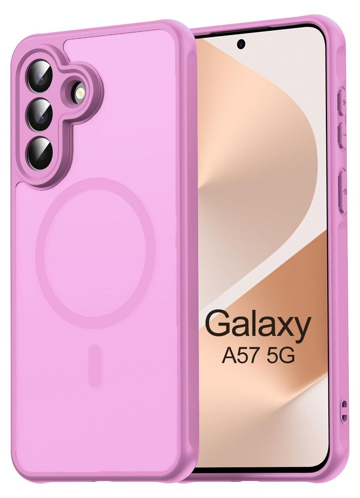 Handyhülle für Samsung Galaxy A57 Magnet Case Schutzhülle Kratzfest in Pink