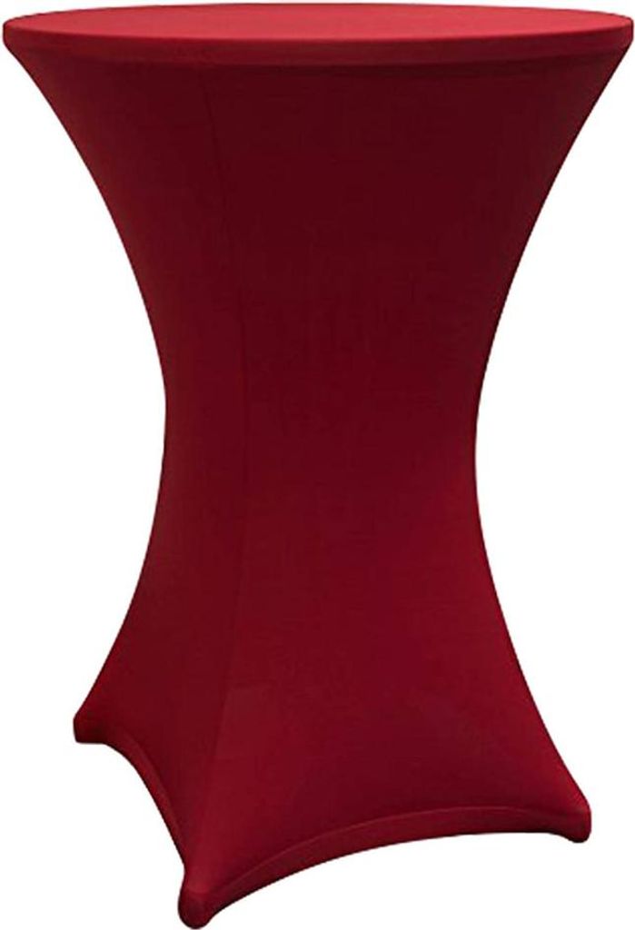LUMALAND Copritavolo alto Copritavolo - Ø 80-85 cm - Rosso Immagine del prodotto 
