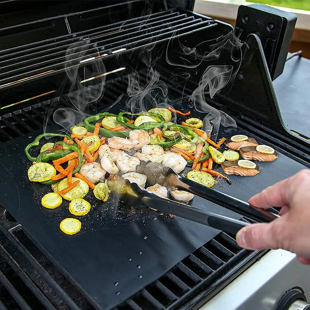 Tapis de Cuisson Multi-usage 40x33cm Réutilisables pour Barbecue - 15