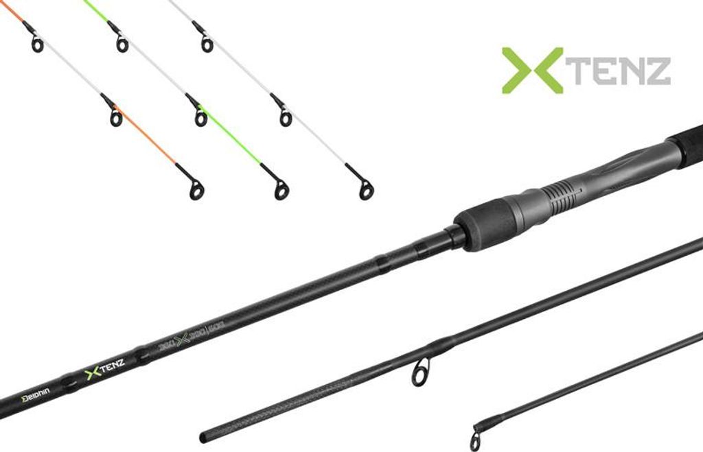 DELPHIN XTENZ, 1 Teil, Ersatzspitze 60g, Medium - grün / Carbon / 1St., 101005802