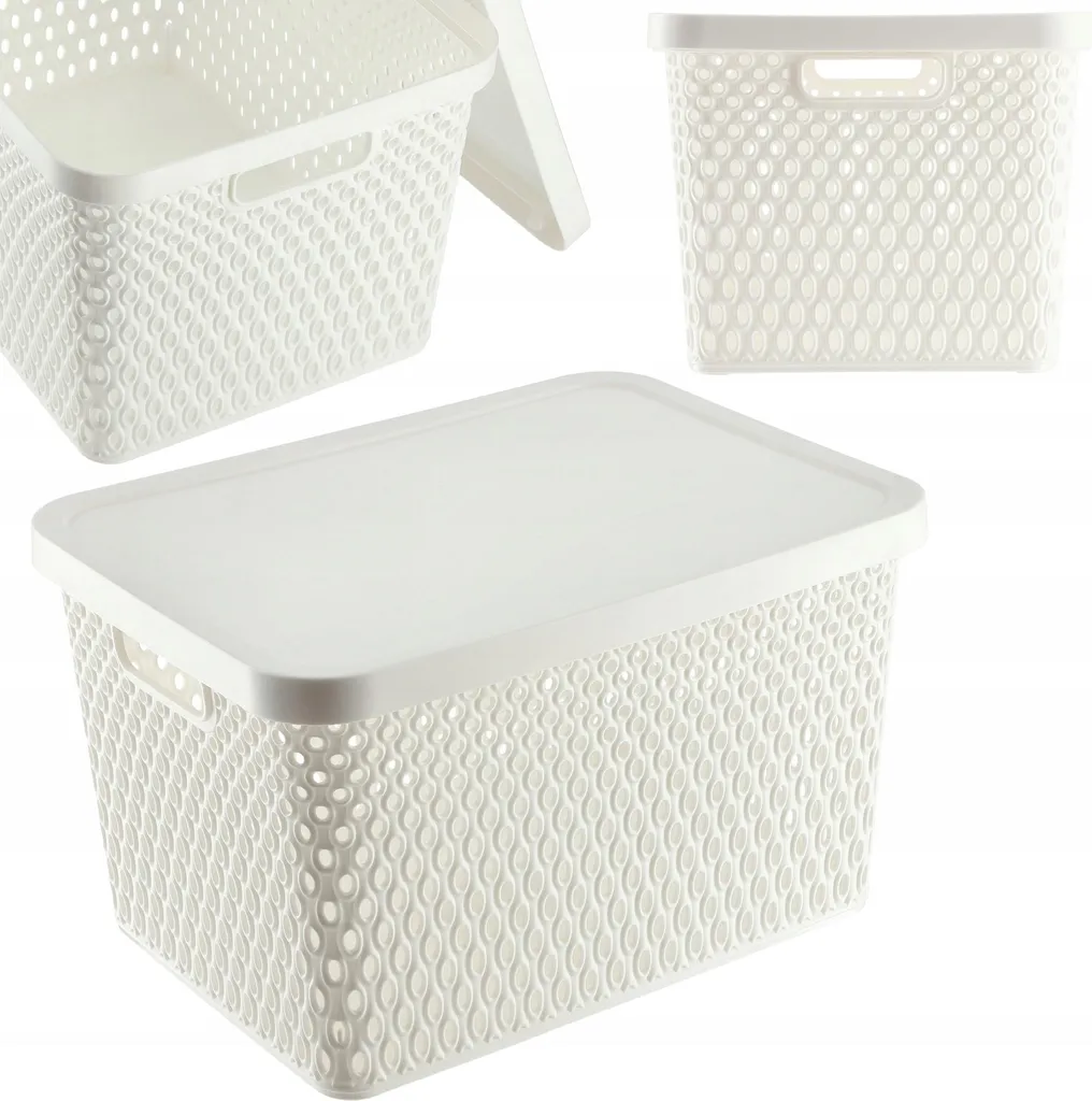 Organizer Multiuso KADAX 18 Litri | Design Traforato con Coperchio