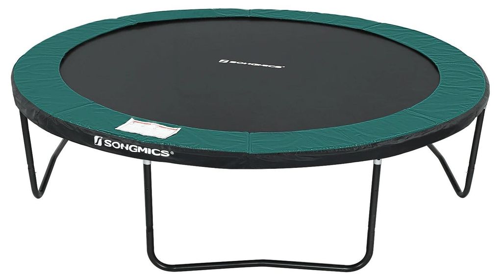 Trampolin Sprungtuch/Sprungmatte - Rundes Ersatz-Sprungtuch - Ø 263 cm Tuch - Passend für Trampolin Ø 305 cm - Schwarz