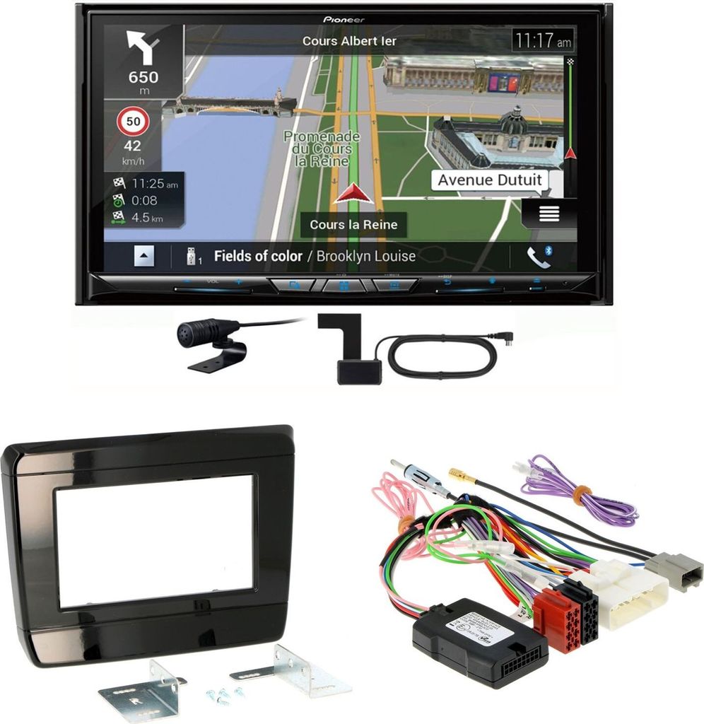 Pioneer AVIC-Z930DAB USB Navigation MP3 Einbauset für Isuzu D-Max 3 ab 2020