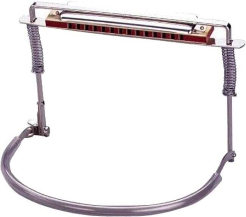 HOHNER Mundharmonikahalter, für Richter - Blues Harp, Tremolo, Oktav