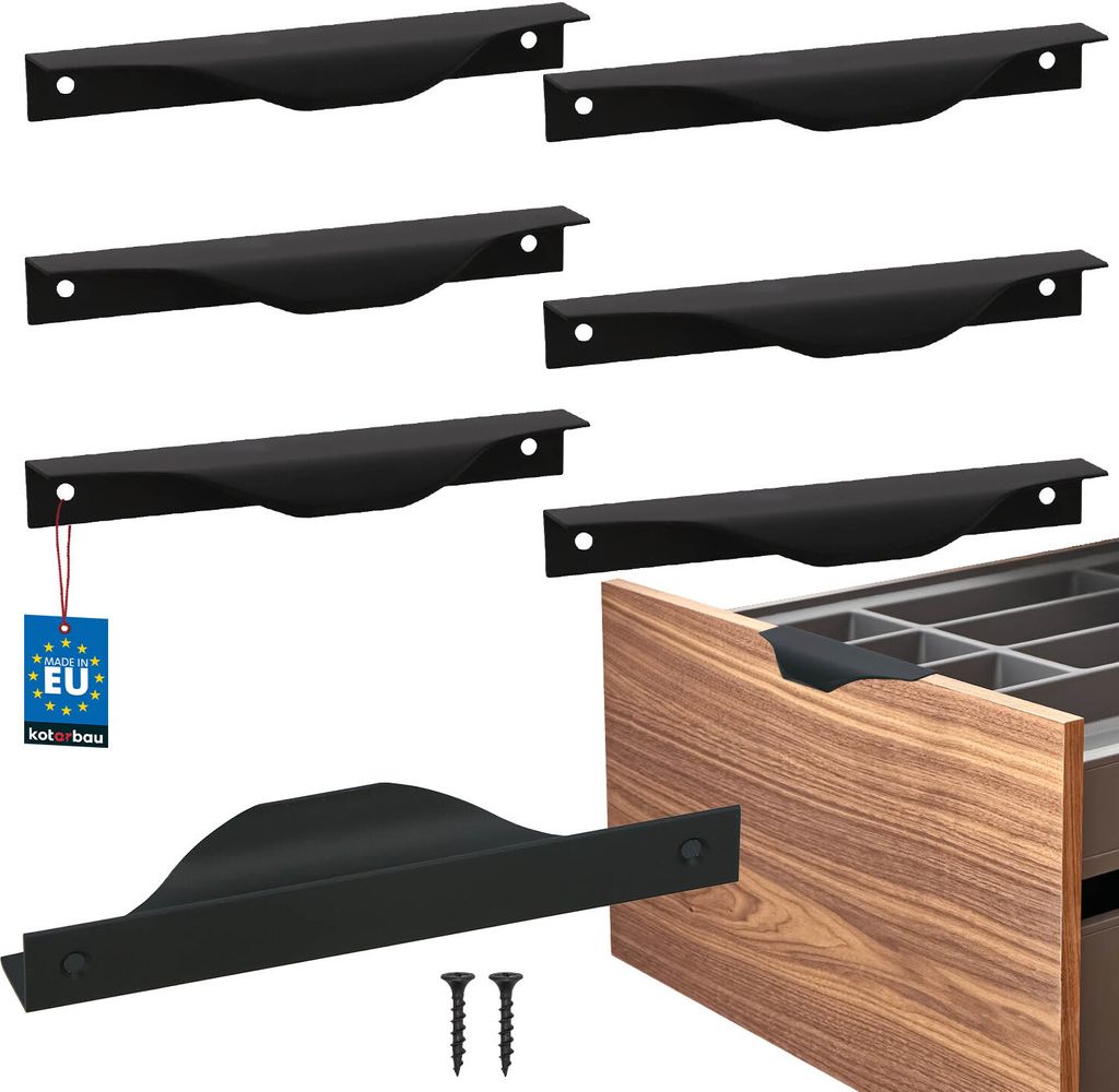 KOTARBAU® 6er Set Möbelgriff Möbelgriffe Schrankgriffe 128 Produktbild 