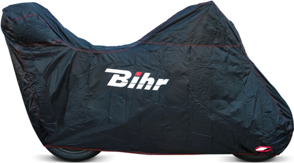BIHR Abdeckplane kompatibel mit Windabweiser oben und Top Case schwarz Größe S