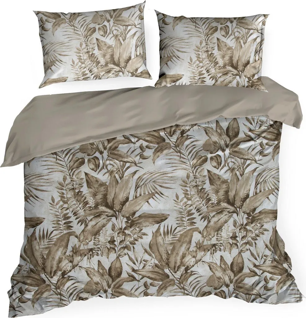 Parure de lit en satin SPRING 46 160x200 cm pour lit deux personnes