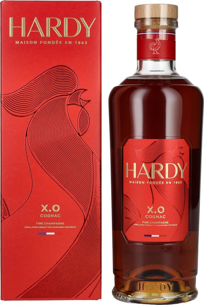 Hardy XO Fine Champagne Cognac 40% Vol. 0,7l in Geschenkbox Produktbild 