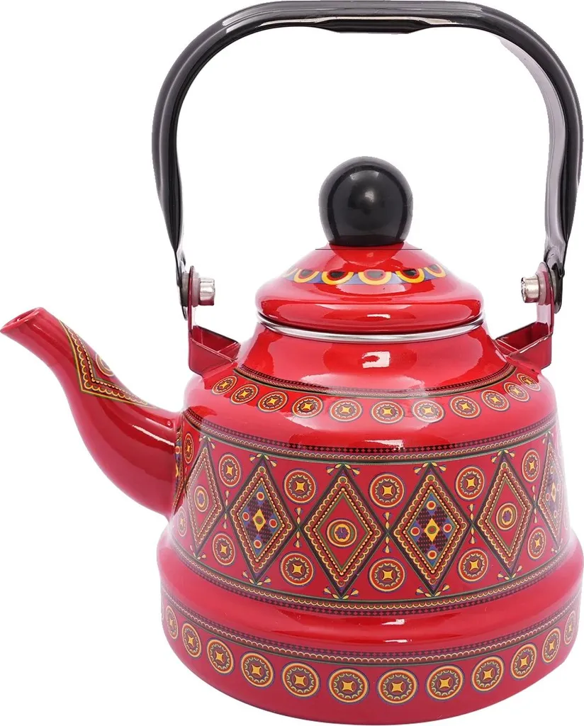 Bollitore Design Bordeaux Smaltato Retro Luxury | 2.5L Induzione