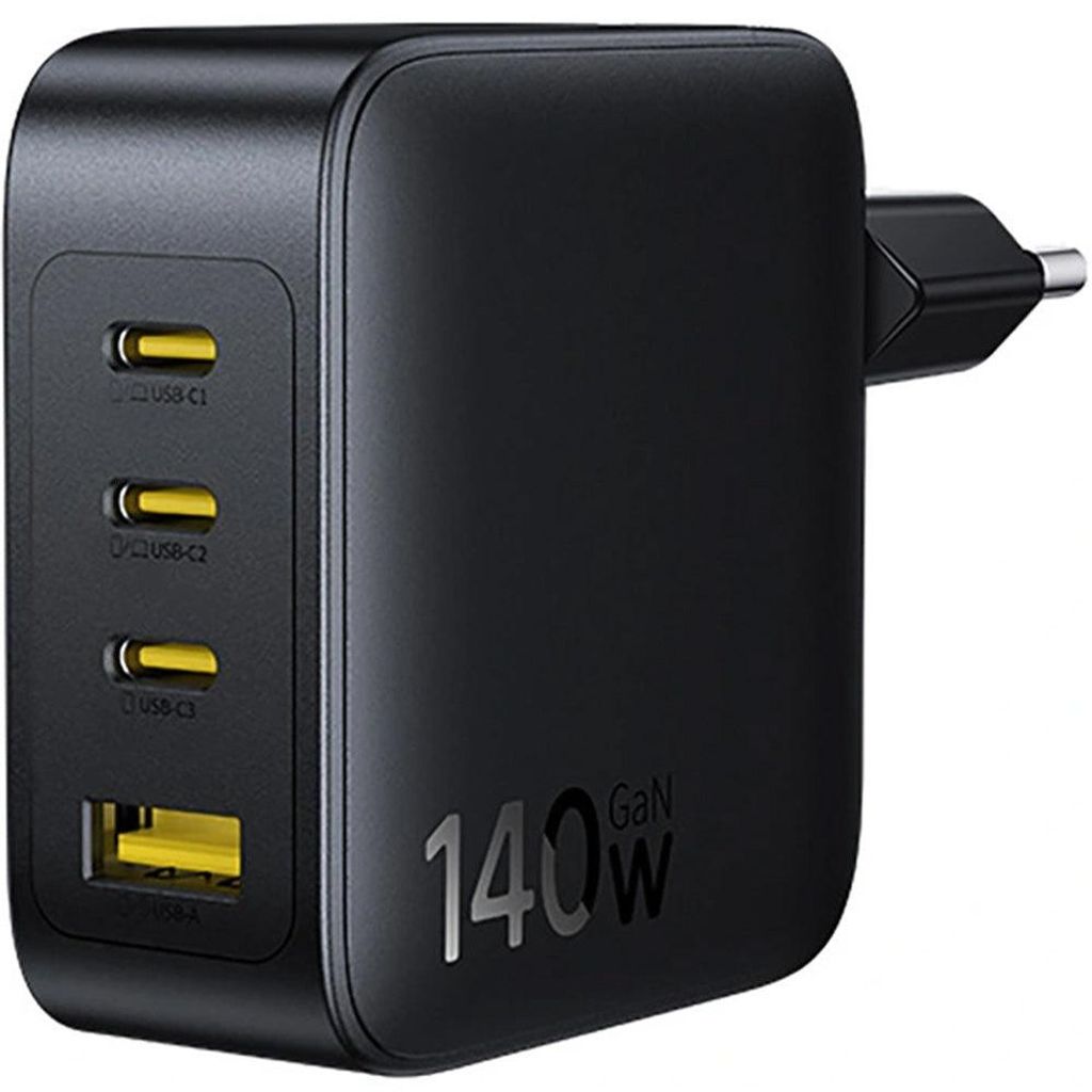 Baseus EnerFill FH11 Netzladegerät 140W, 3x USB-C, USB-A, Schwarz