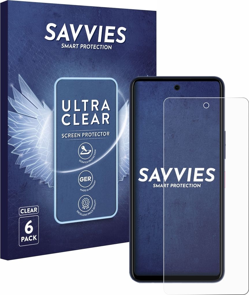 6x Für Telekom T Phone 2 Pro Schutzfolie Savvies Displayschutz Display Schutz Folie Klar Transparent
