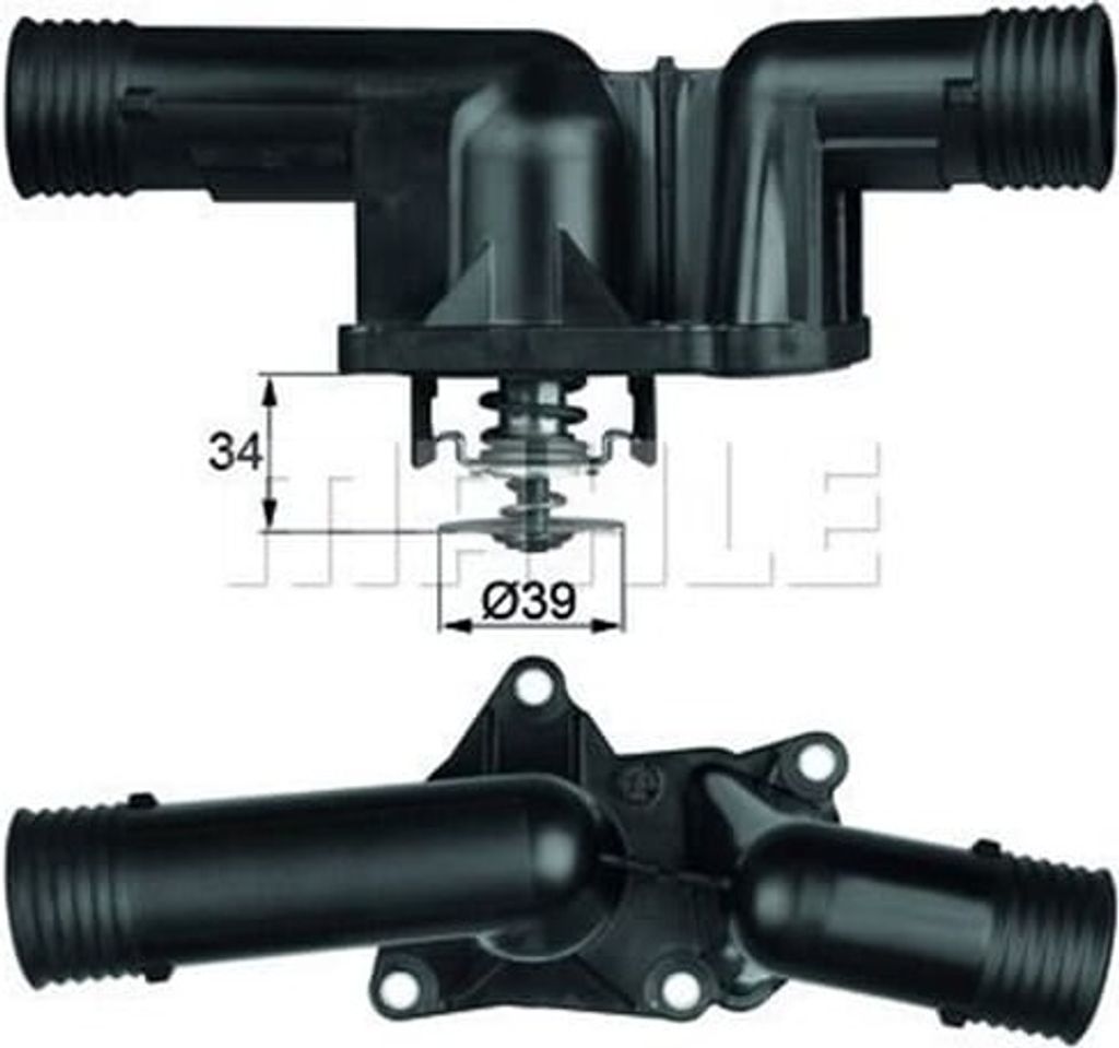 Mahle Thermostat mit Dichtung für Audi Seat Skoda VW