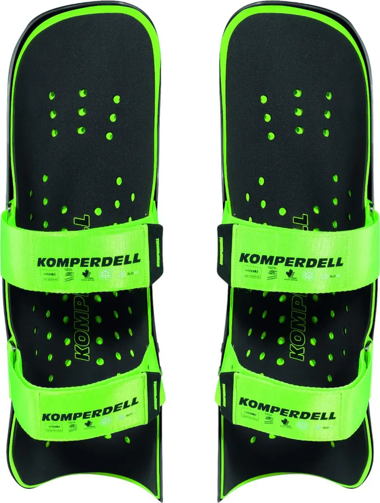 Protège-tibias de ski Junior Komperdell World Cup Vert Taille S Ski