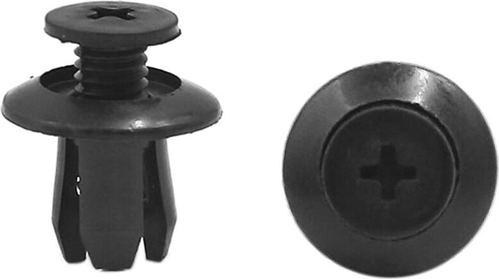 20stk Schwarz Kunststoff Niet Befestigung Auto Panel Trimm Klemme 9mm Loch de