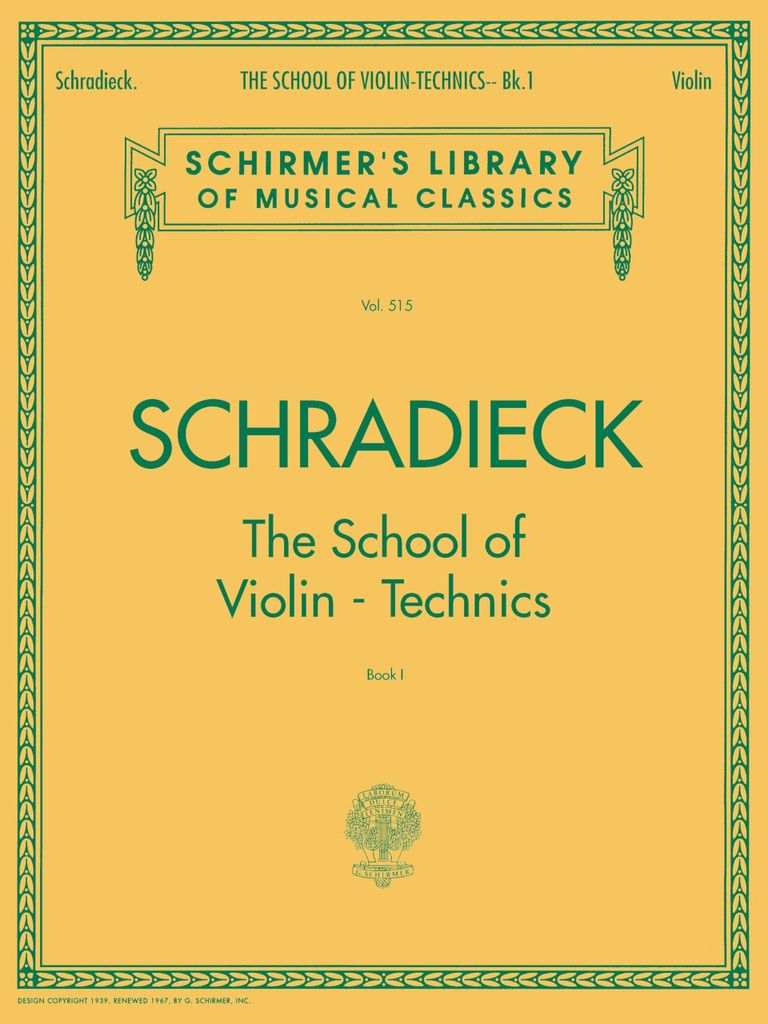 School of Violin Technics - Book 1: Exercises for Promoting Dexterity