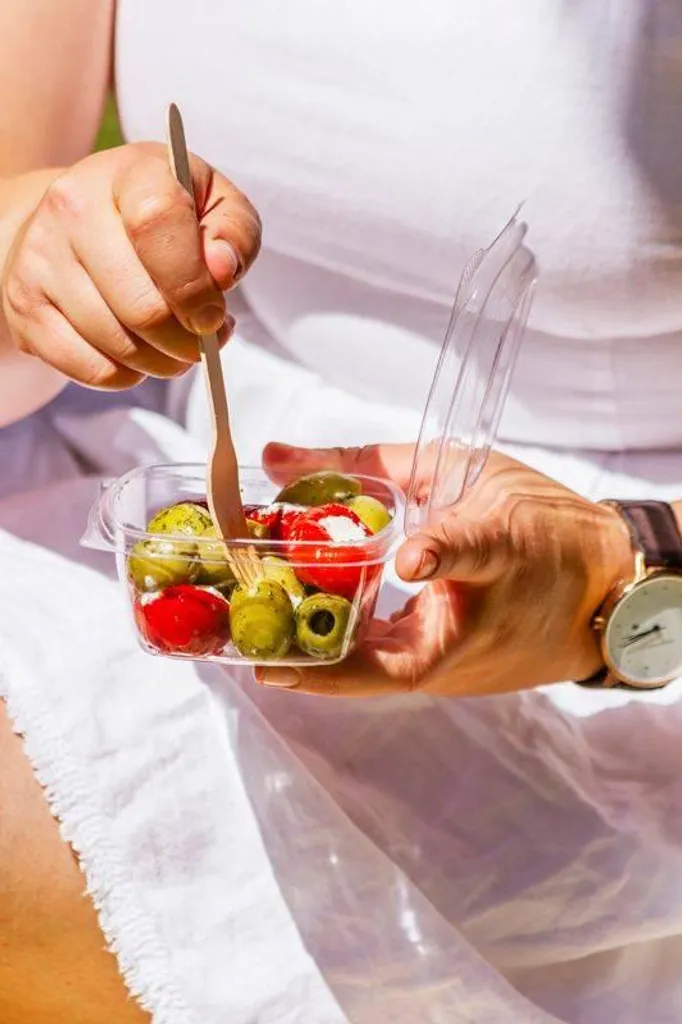 Récipient pour vente à emporter en PLA 250ml pour snacking et lunch