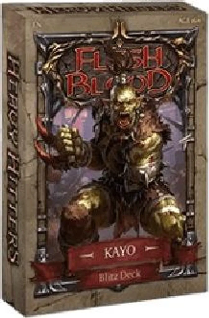 Jeu de Cartes Kayo Blitz Deck Heavy Hitters Flesh and Blood 40 Cartes