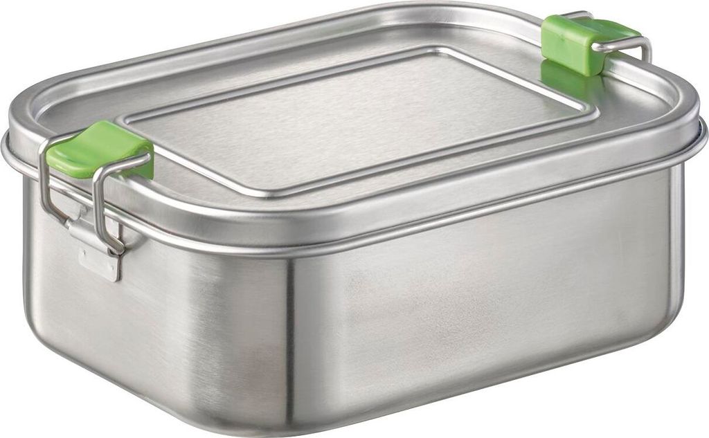 APS Lunchbox "M" aus mattiertem Edelstahl 0,8 Liter Produktbild 