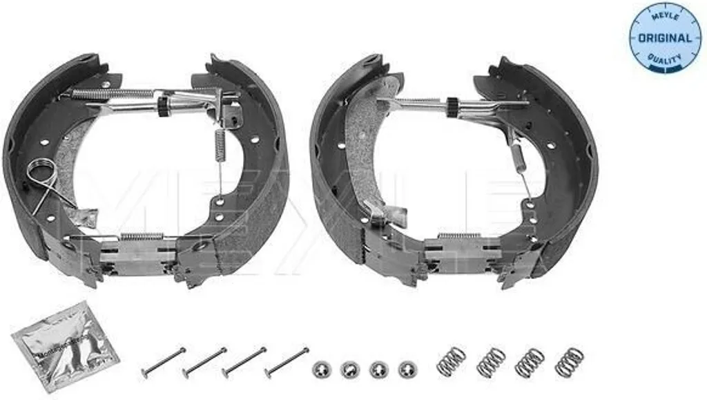 Jeu de plaquettes de frein MEYLE 214 533 0020/K pour Golf et Ducato