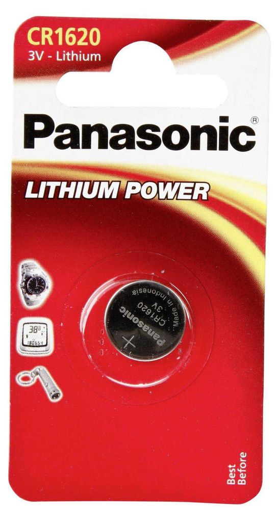 Panasonic CR1620 3V lithiov knoflkov lnek 1 blistr Obrázek produktu 