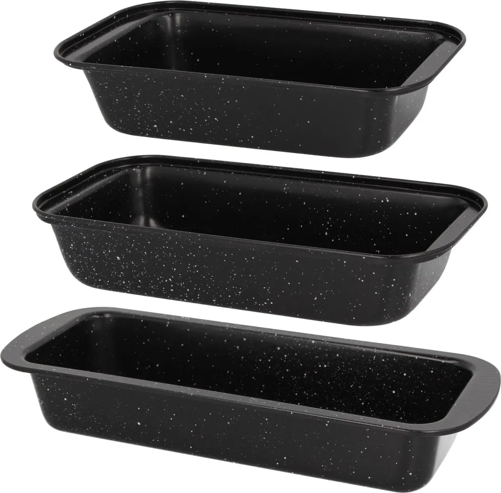 Set 3 Teglie da Forno Brunbeste BB-2556 Marmorizzate | Antiaderenti