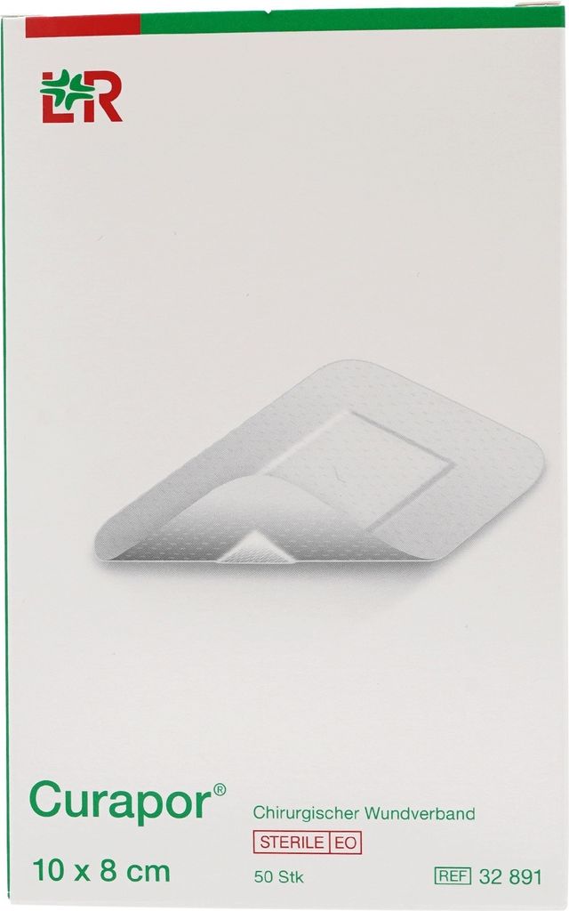 Curapor Wundverband steril chirurgisch 8x10 cm 50 St Produktbild 