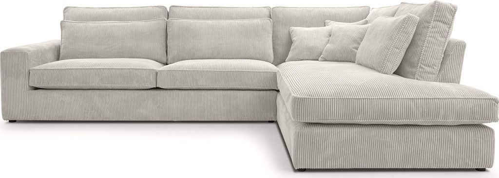 FEDVE Sofa Big Sofa Ecksofa Monica mini L- Form Funktionssofa Wohnlandschaft Design Couch Rechts