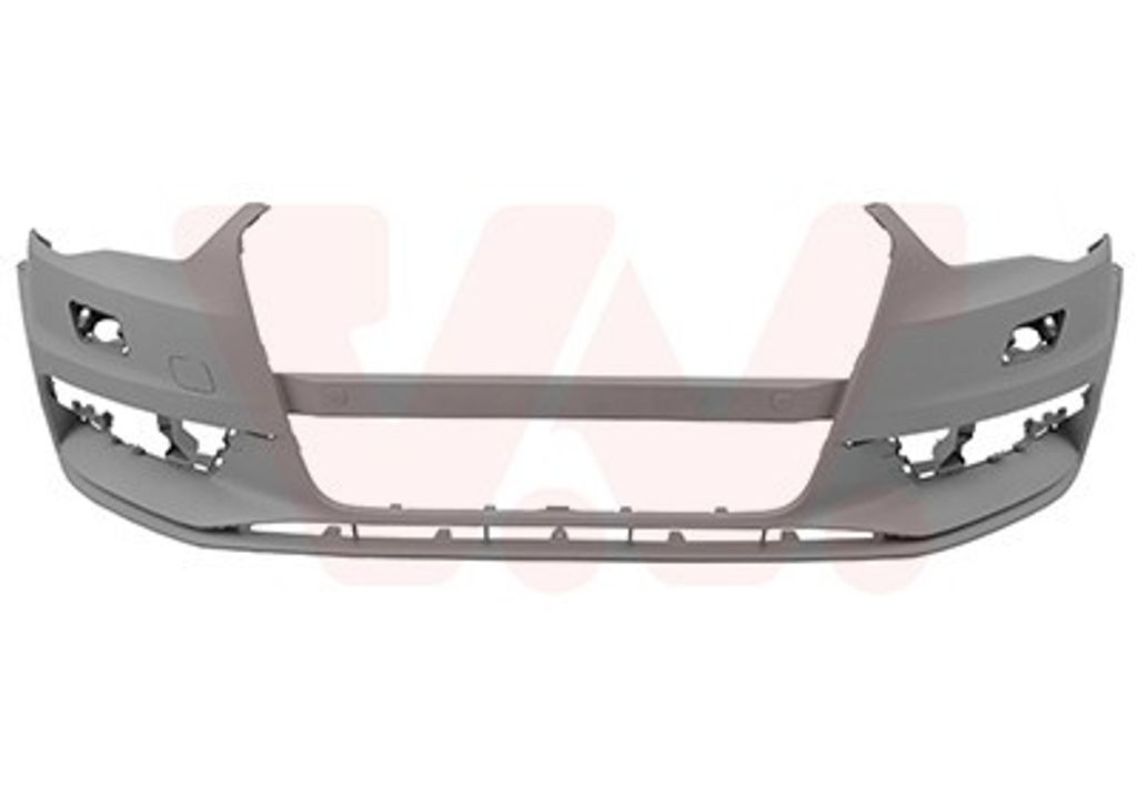 VAN WEZEL Stoßstange Stoßfänger für AUDI A3 Limousine (8VS, 8VM) Grundiert Glatt 0337576