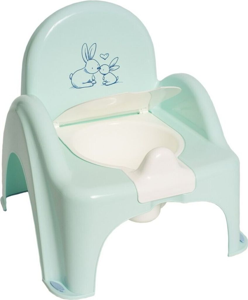 Vasino per bambini con coperchio Bunny menta Immagine del prodotto 