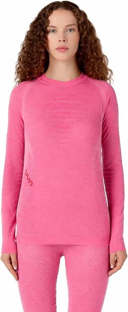 T-shirt thermique UYN Fusyon Biotech Rose Femme en Laine et Lyocell XS