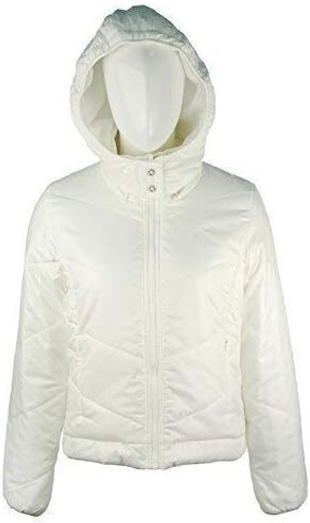 Adidas J Padded Damen Winterjacke , P03472 , Weiss , Gr:40 , Neu