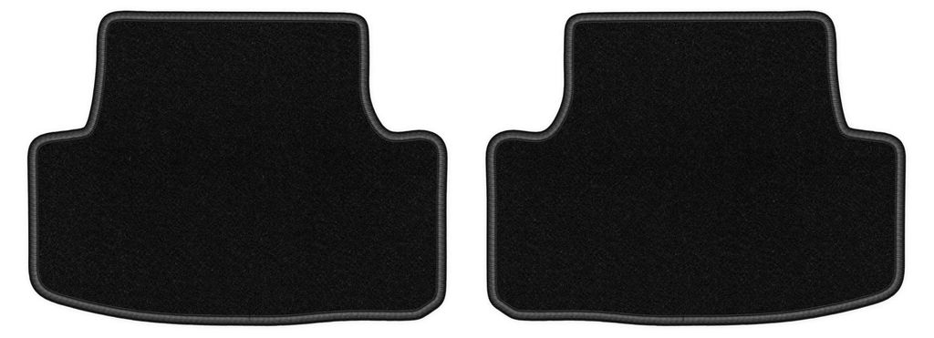 Velours-Fußmatten Hinten für Seat Ateca 2016- (Crossover) – Produktbild 