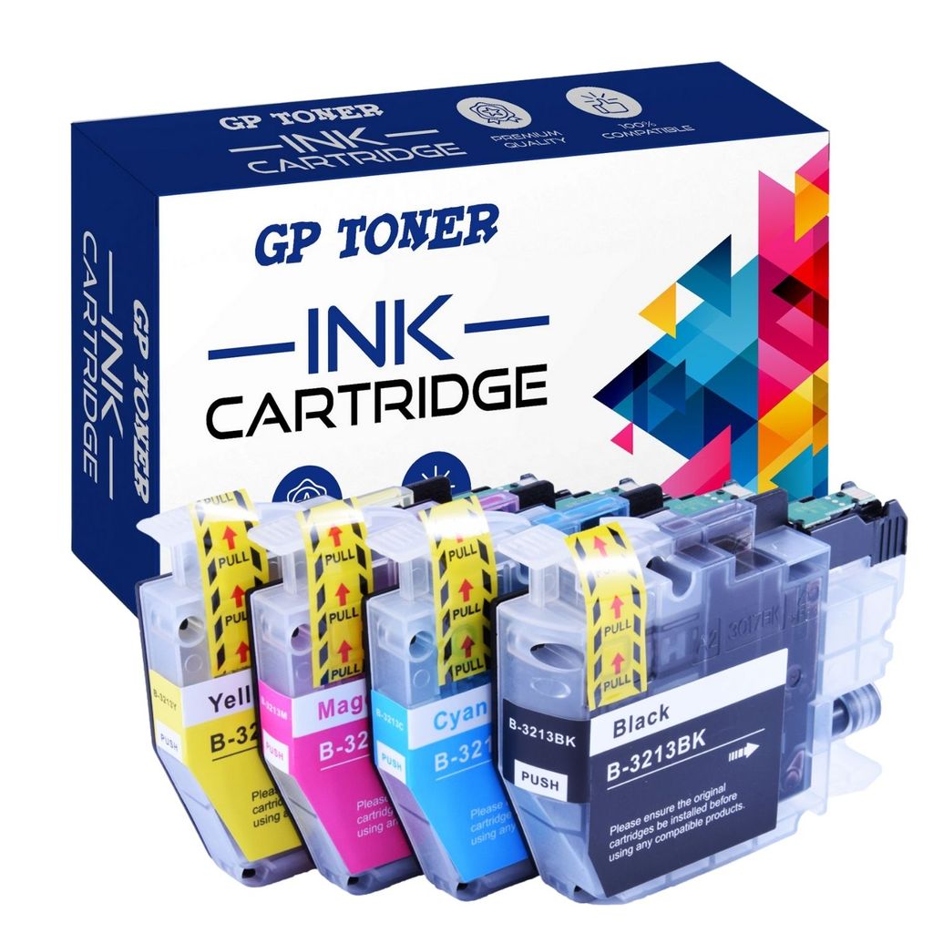 4x Inkoustové kazety kompatibilní pro Brother LC-3213 Obrázek produktu 