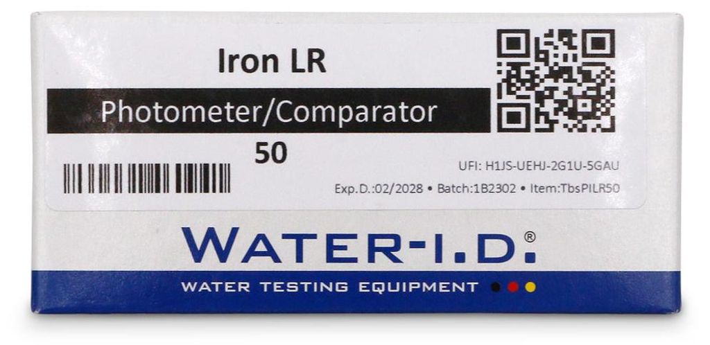 Eisen-Testtabletten 50 Stück für PoolLab 2.0 oder PrimeLab, Messbereich 0.00 - 1.00 mg/l
