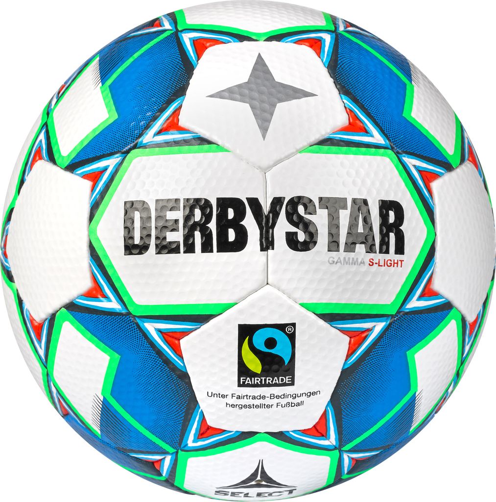 DERBYSTAR Gamma S-Light v22, Gr.3, weiss blau grün