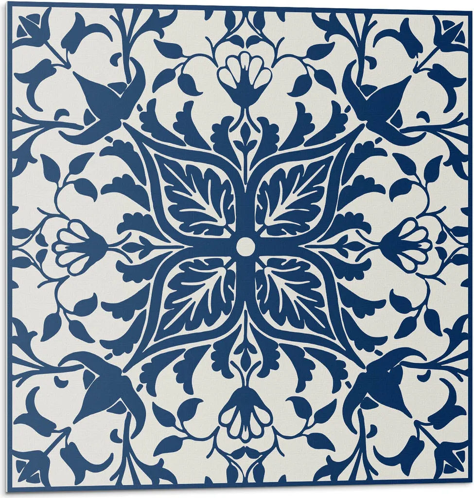 Decorazioni Murali 3D Floreali - 20 Piastrelle Vinile 20x20 cm Cucina