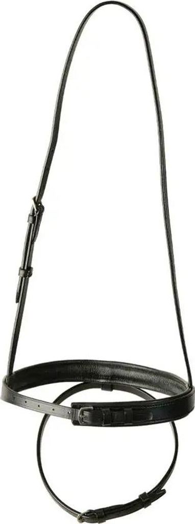 Kincade - Nasenriemen mit Sperrriemen "Classic", Unifarben, Leder WB2179 (Shetland-Pony) (Schwarz)