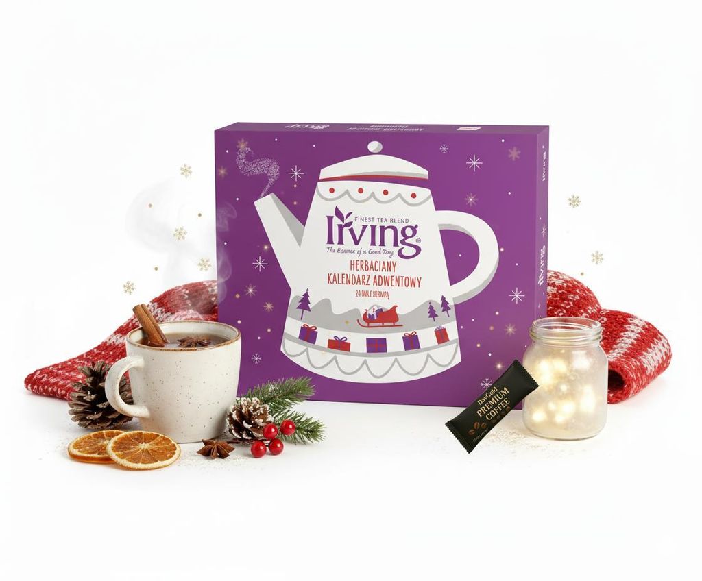 IRVING WINTER TEA Adventskalender-Set 24 Tage 2 Jahre 2025 + GRATIS