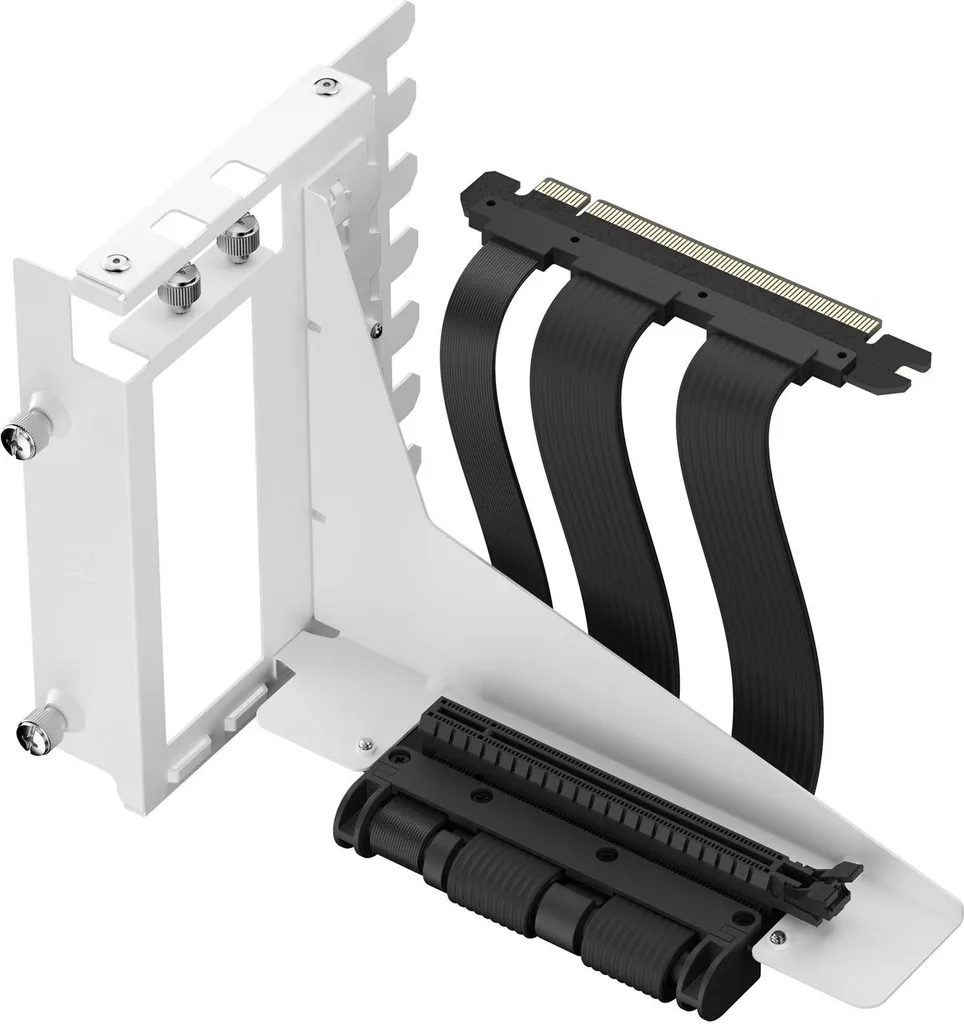 Fractal Flex 2 PCIe 4.0 White : Support GPU avec Câble Riser Flexible