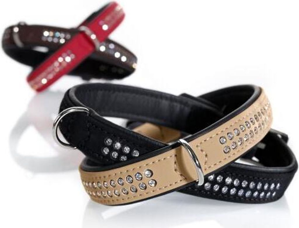 Hunter Halsband Softie Deluxe braun/schwarz, Größe: 40 cm