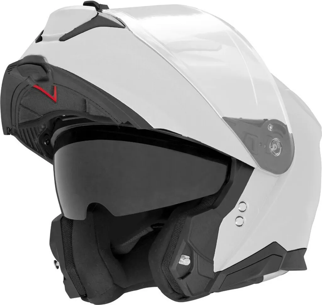 Casque Flip-Up NOX N967 XL Blanc Brillant Homologué ECE 22.05 Complet