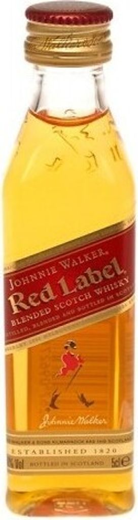 Johnnie Walker Red Label Miniaturen Blended Scotch Whisky Immagine del prodotto 