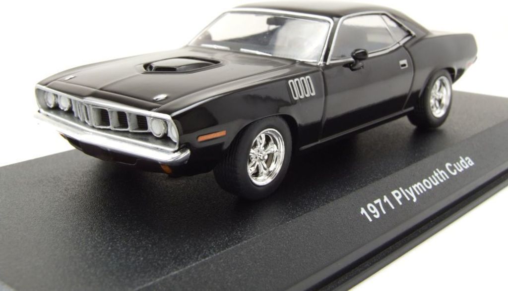 Greenlight Collectibles 86641 Plymouth Cuda 1971 schwarz Produktbild 