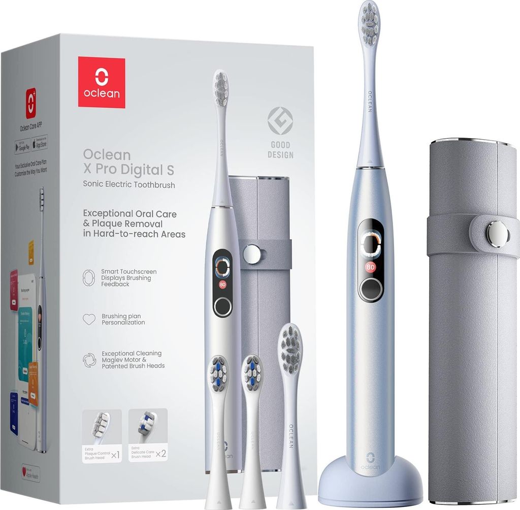 OCLEAN Zahnbürste X Pro Digital Set Silver Produktbild 
