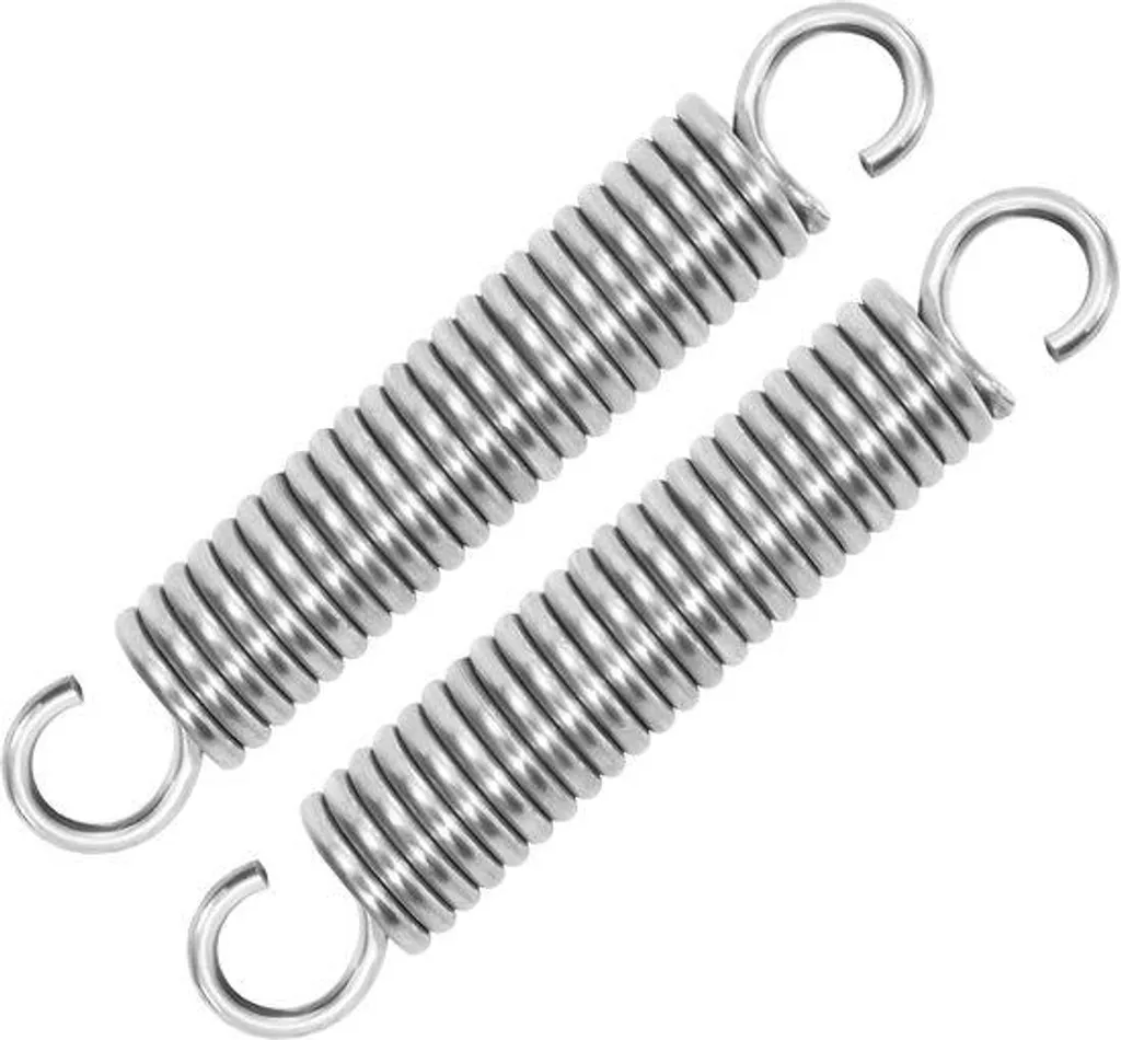 Crochets 100 mm en acier inox anticorrosion lot de 2 haute résistance