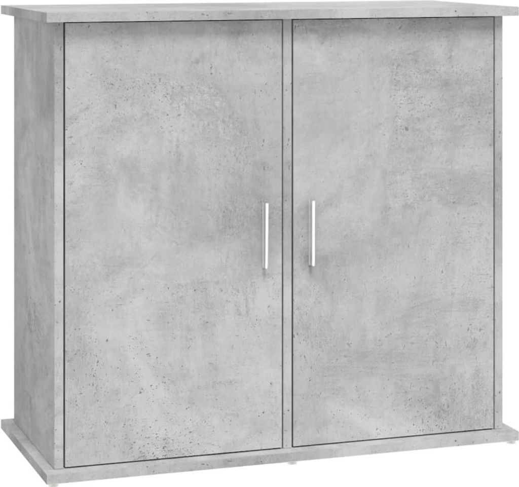 Stojak akwariowy betonowy szary 81x36x73 cm materiał Zdjęcie produktu 