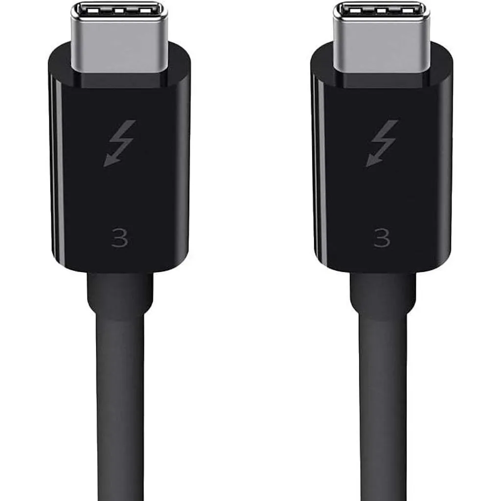 Câble Thunderbolt 3 Belkin : Chargez et Transférez à 40Gb/s sans Latence