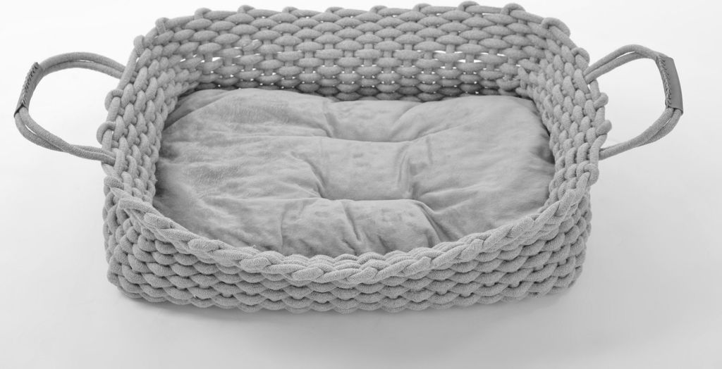 animal-design Hundebett KNIT Hundekorb Hundekissen robust klein groß, Größe:Größe 2