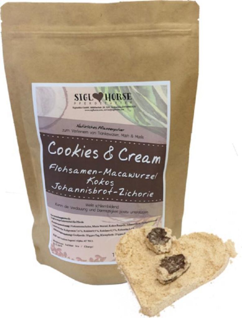 Siglhorse Schmusis Cookies und Cream 1 kg